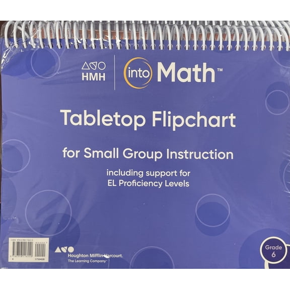 HMH Into Math: Tabletop Flipchart for Small Group Instruction Grade 6