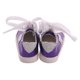 thumbnail image 5 of Zapatos Deportivos , Zapatos Planos para Muñeca Americana de 18 Pulgadas, Fabricación de Bricolaje, Decoración de - Púrpura Sunnimix American Doll Shoes, 5 of 8