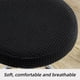 thumbnail image 3 of 4 fundas antideslizantes para taburetes redondos, funda elástica para silla redonda, lavable, de fácil cuidado, suave y duradera, para taburetes redondos de diámetro 30-40 cm, para silla de, 3 of 5