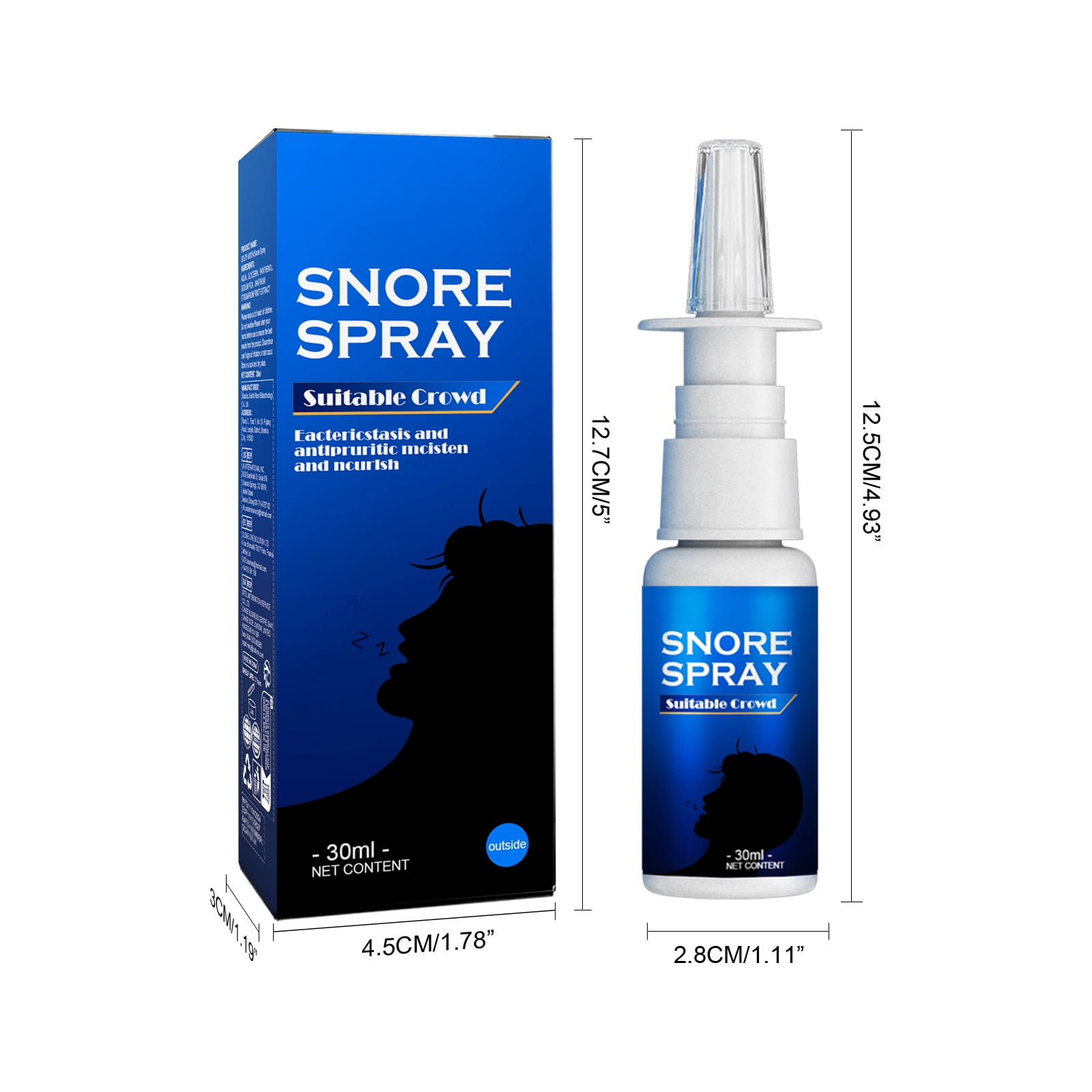 Alvantor Natural Hydra Herbal Nasal Spray for Sinus Relief, Congestion & Snoring, Unisex, 1.01 fl. oz