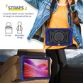 thumbnail image 6 of FJLBDE Case for Lenovo Tab One / K9 8.7 Inch 2025 with 360 Kickstand, Shoulder Strap Carrying Protective Cover, Navy Blue, 6 of 6