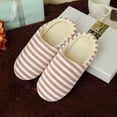 thumbnail image 5 of Kayannuo House Slippers for Women Winter Women Men Warm Striped Slipper Indoors&nbsp;Anti-slip Winter House Shoes, 5 of 9