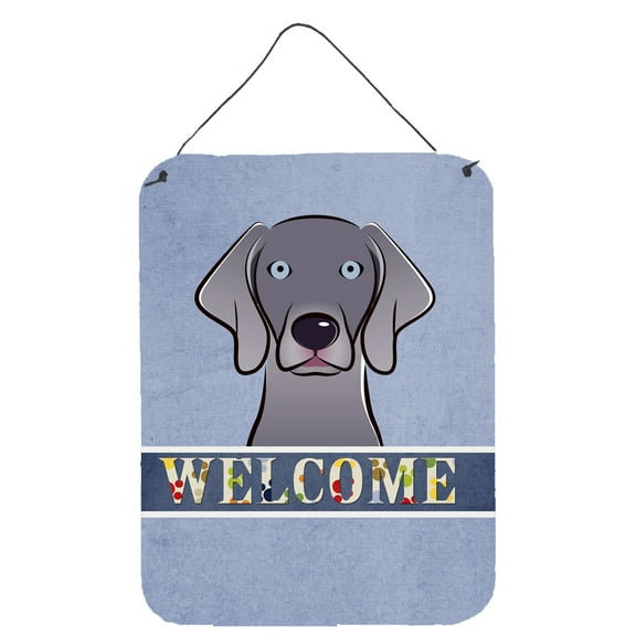 Weimaraner Welcome Wall or Door Hanging Prints