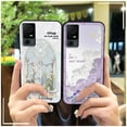 thumbnail image 6 of LYM-Phone Case For TCL 40XL/40T/T608D/Lively Jitterbug Smart4, Back Cover Cartoon Phone Pouch Waterproof Oil Painting Shockproof Dirt-resistant Anti-dust Protective TPU Anti-knock Cute, 6 of 9
