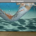 thumbnail image 6 of Ambesonne Mermaid Place Mats Set of 4, Tropic Ocean, Standard Size, Sea Blue Navy, 6 of 6