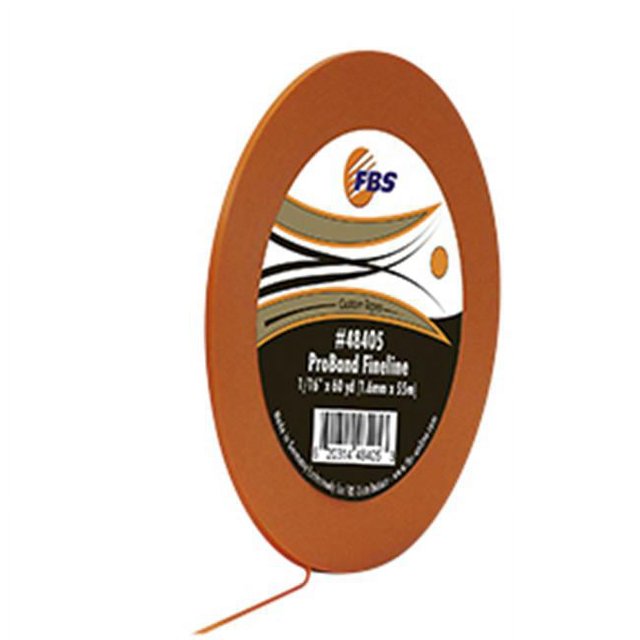 FBS Distribution FBS-48405 Ruban à Fines Lignes Orange ProBand - 0,06 Po x 60 Verges