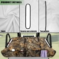 thumbnail image 6 of Uorisanigo Golf Cart Seat Cover, Breathable Camo Hunting Print Golf Cart Seat Towel Blanket with 4 Front Pockets, Universal Seat Cushion for Club Car, EZGO with Armrests, 6 of 7