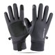 thumbnail image 3 of Guantes de ciclismo para hombre y mujer, otoño e invierno, deportes al aire libre, cálidos, de terciopelo polar, para escalada de montaña, esquí, pantalla táctil de dedos completos, 3 of 4