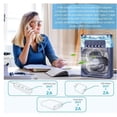 thumbnail image 4 of Enfriador de Aire Portátil Colco Refrigerado por Agua Mini Ventilador de Aire Acondicionado Personal Azul, 4 of 8