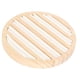 thumbnail image 1 of Bandeja Para Anillos, Organizador De Anillos Redondo Multiusos Apilable De Madera Maciza Con 6 Ranuras Para Joyería, 1 of 7