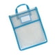 thumbnail image 5 of Bolsas transparentes para libros con asa de transporte, bolsa de malla, bolsas de lectura, bolsos de mano Azul, 5 of 9