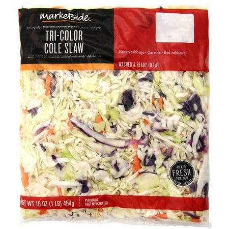 Marketside Tri-Color Cole Slaw, 16 oz - Walmart.com Marketside Tri-Color Cole Slaw, 16 oz - Walmart.com