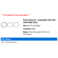 thumbnail image 2 of Piston Ring Set - Compatible with 2001 - 2006 BMW 330Ci 2002 2003 2004 2005, 2 of 2