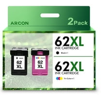 Arcon 62XL Ink Compatible for HP 62XL Ink Cartridge Envy 5745 Ink Cartridges and Envy 5540 5640 5660 7640 7645 Officejet 5740 8040 Series Printer (Tri-color, 1-Pack）