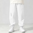 thumbnail image 5 of Boys Athletic Sweatpants Relaxed Fit Elastic Bottom Lounge Pants with Deep Pockets for Running or School Casual Wear, 5 of 6