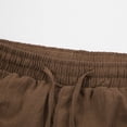 thumbnail image 2 of TAIAOJING Mens Lightweight Cargo Pants With Drawstrings Pants Solid Ankle Pants Banded Pants, 2 of 3