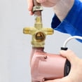 thumbnail image 4 of LOLIPPYY 1Pcs 4-Ways Air Compressor Check Valve Zinc Alloy Golden Non-Return Industrial Use, 4 of 6