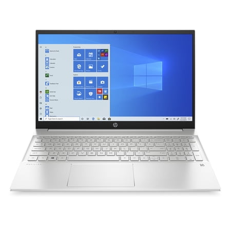HP 15.6" FHD Laptop, AMD Ryzen 5 4500U, 8GB DDR4, 256GB SSD, Windows 10 Home 64, Natural silver, 15-EH0076NR