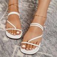 thumbnail image 4 of Zapatillas de tela transpirable para mujer de verano, sandalias, zapatos planos informales para mujer Wmkox8yii  ytu10882, 4 of 7