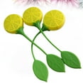 thumbnail image 2 of 6 Pcs Infuseur de Thé en Silicone en Forme de Citron Créatif (Jaune), 2 of 8