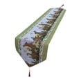 thumbnail image 3 of jifeng Easter Chemin de Table Décoration de Table de Fête Printemps Été Saisonnier, Rustique E, 3 of 9