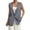 255#Dark Gray, variant on Womens Vest Fashion Dressy Notch Lapel Sleeveless Blazer Suit Jackets Office Work Clothes