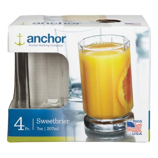 Anchor Hocking 84571L13 Gobelet de Jus de Fruit Sucré de 7 Oz de 4