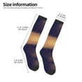 thumbnail image 5 of Haiem Gold Black Glitter Socks, Funny Novelty Crazy Design Cotton Socks Sports Socks Knee High Socks For Men, Women,1Pairs - Gift For Working Friends, 5 of 9