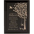 thumbnail image 1 of LifeSong Milestones Customized Engraved Baptism Wall Plaque - Godparents, 1 of 2