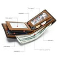thumbnail image 5 of TAZAG New men's wallet cowhide wallet multi-card position large capacity genuine leather short anti-theft card bag, 5 of 7