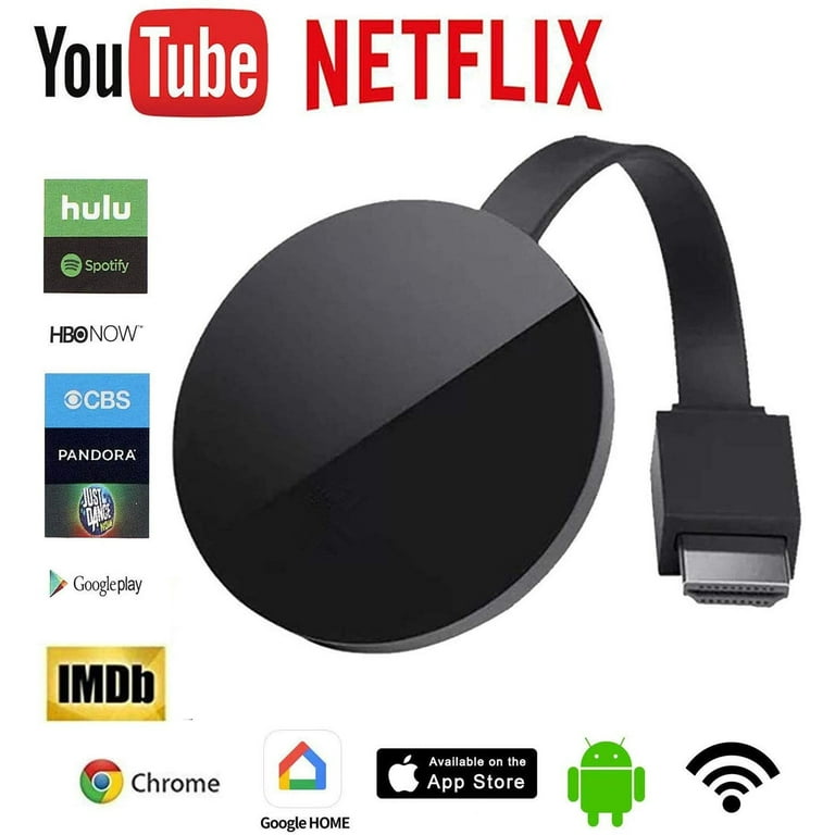 Flagermus implicitte automatisk 4K&1080P WiFi Display Dongle, HDMI Wireless Display Adapter Mobile Screen  Mirroring Receiver from Phone to Big Screen for iPhone Mac iOS Android to  TV, Support Miracast Airplay DLNA - Walmart.com