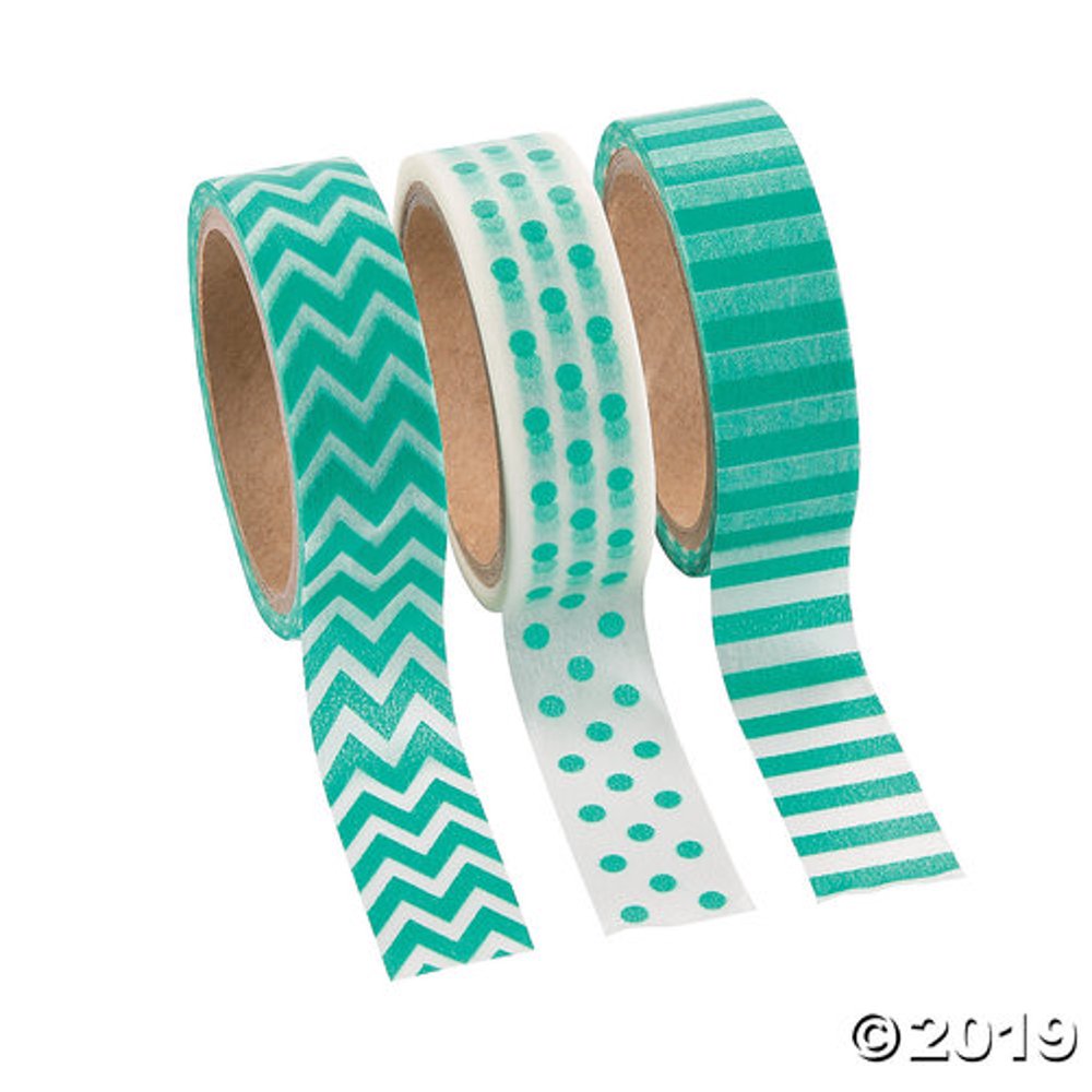 Teal Washi Tape Set