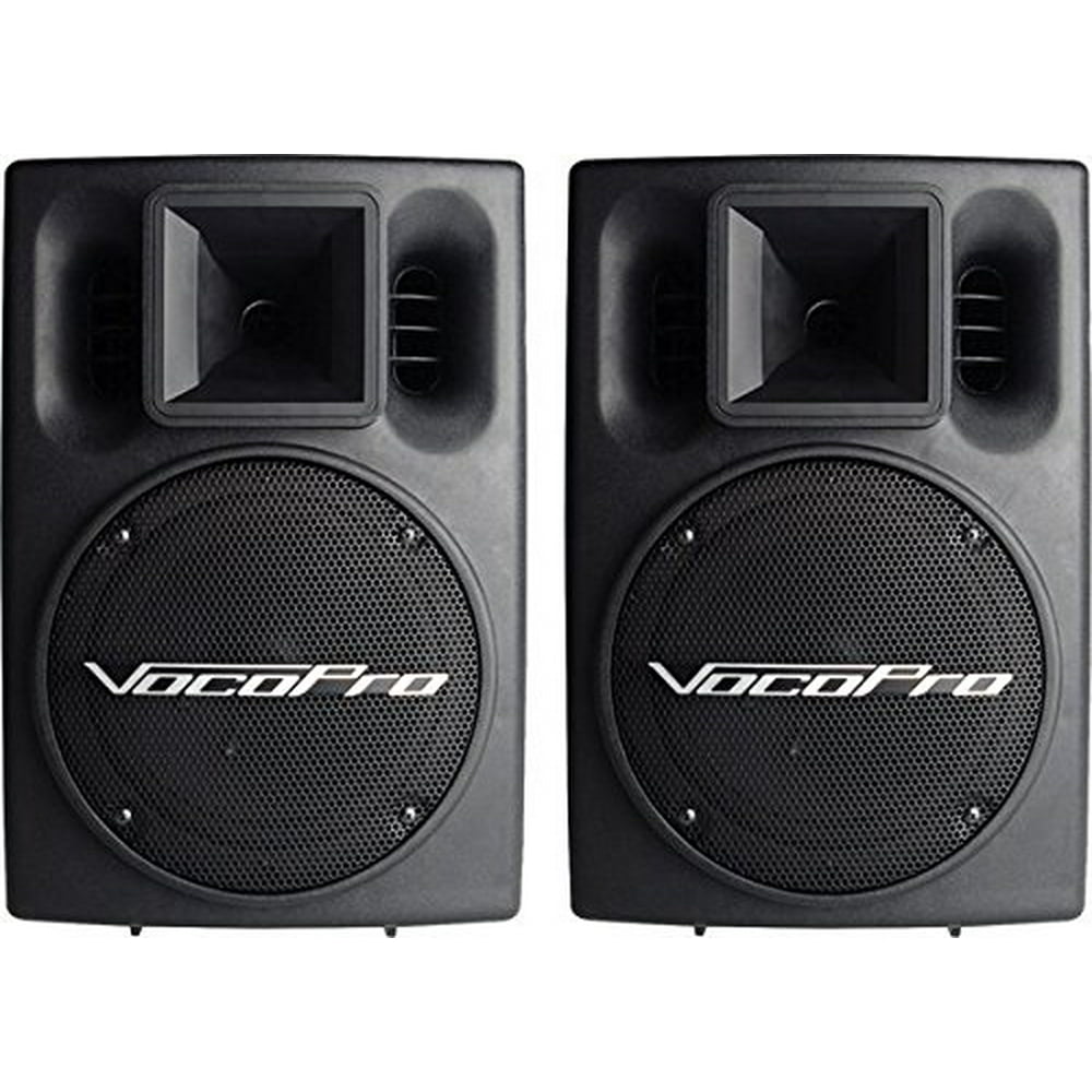 Pv802 Professional Stereo 400w Powered Vocal Speakers (pair) Vocopro