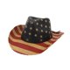 thumbnail image 2 of Sombreros de paja con bandera para mujer, sombreros de ala ancha para exteriores, sombreros de paja, sombrero de mezclilla con estampado de bandera del Día de la Independencia, sombrero para mujer, 2 of 2