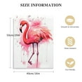thumbnail image 2 of COMIO  Pink Flamingo Wall Art Decor Watercolor Canvas Prints Painting Modern Abstract Animal Pictures for Room Cute Animal Portrait Poster Nursery Kids Bedroom Bathroom Decor, 2 of 5