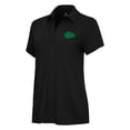 thumbnail image 2 of Women's-Antigua  Black Kansas City Chiefs St. Patrick's Day Era Polo, 2 of 4