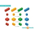 thumbnail image 4 of Sunny Decals 16 Piece Building Block Bricks Fabric Wall Decal Set, 4 of 4