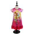thumbnail image 1 of Disney Princesses Girl Dress Rapunzel Summer Frozen Kids Clothes Children's Pajamas Birthday Casual Costume Belle Ariel Aurora7T Gao Jinjia LED, 1 of 2