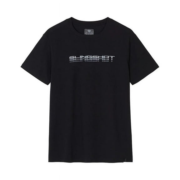 Slingshot Short Sleeve Crew T-Shirt, Unisex, Black | 2833452