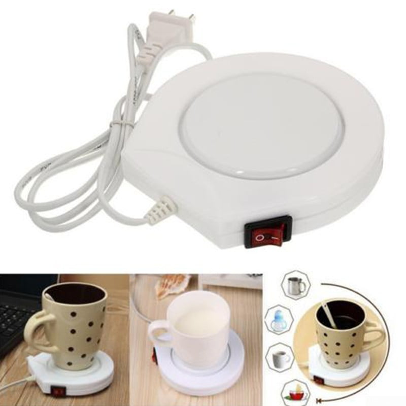 Smart Temperature Electric Coffee Warmer for Desk Settings Cup Sensing Touch Control Tech for Home Office Milk,Hot Chocolate Water Coffee Mug Warmer Honey,Milk Tea Auto Shut Off Beverage Warmer Heating Plate for Coffee Tea Cocoa 