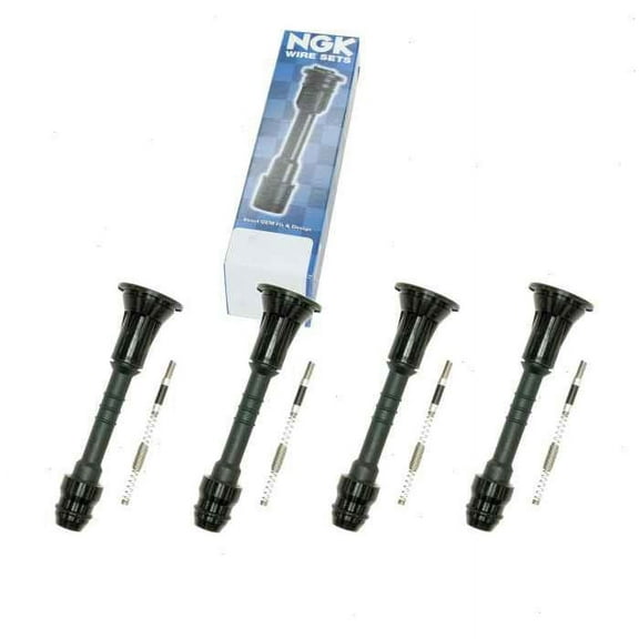 4 pc NGK Ignition Coil Boots compatible with Nissan Sentra 1.8L L4 2002-2006