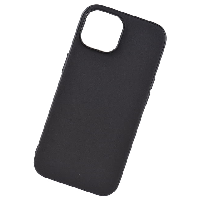 Funda diseñada para iPhone 15 Pro Slim Fit de 6,2 pulgadas hecha de material de piel sintética antihuellas