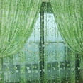 thumbnail image 2 of Floral Sheer Voile Curtain Window Curtain Voile Drapes for Living Room Bedroom Kitchen Home Decor, 2 of 4