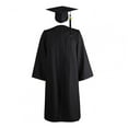 thumbnail image 1 of Visland 3 Pcs/Set University Graduates Uniform Cosplay Student Japanese School Graduation Gown Hat Tassel Pendant Set Bachelor Robe Hat, 1 of 7