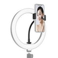 thumbnail image 4 of Light Foldable Phone Clamp Holder Stand with Cold Shoe Mounting for LED Ring Light Smartphone Mounting Compatible with, 4 of 7