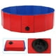 thumbnail image 4 of Piscina para perros Piscinas de baño plegables para mascotas Baño para mascotas Bañera para perros Gatos AnimalesRojo M, 4 of 5