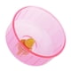 thumbnail image 3 of Rueda de plástico para hámster, rueda para hámster, base para rueda de hámster, diámetro 12 cm. Rosado, 3 of 9