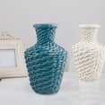 thumbnail image 2 of Vase Braided Decorating Non-Fading Modern Imitation Rattan Table Flower Arrangement Vase for Home, 2 of 7