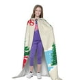 thumbnail image 4 of Goofa Merry Christmas 1 Pattern Hooded Halloween Cloak for Kids,Boys Cloak,Girls Cape,Black Cloak with Hood, Teenagers Hooded Cloak,Haloowen Dress Up Cosplay, 4 of 7