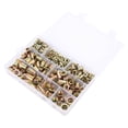 thumbnail image 4 of 300Pcs Rivet Écrou Plat Moleté Zinc Acier au Carbone Couleur Fermoir M3/4/5/6/8/10/12, 4 of 14